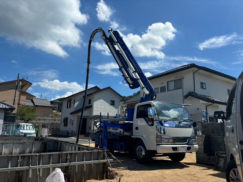 コンクリートポンプ車について